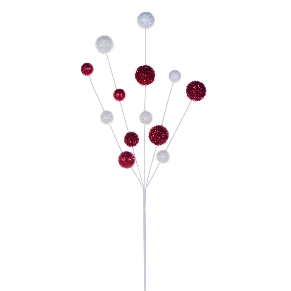 Vickerman 28" Glitter Ball Spray 2/Bag