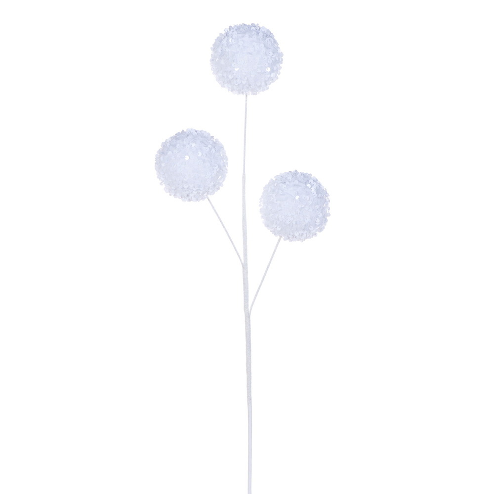 Vickerman 26" Sequin Triple Ball Spray 2/Bag