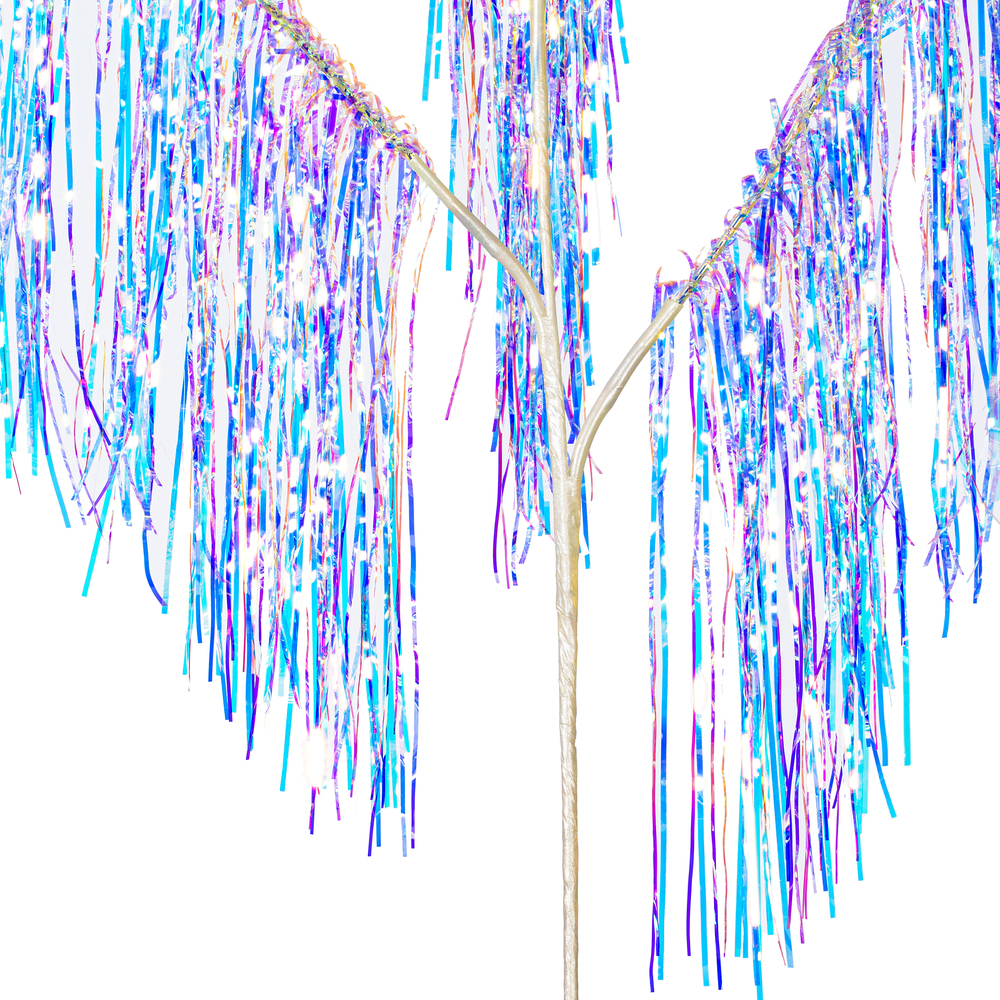 Vickerman 36" Tinsel Icicle 3-Tip Spray 