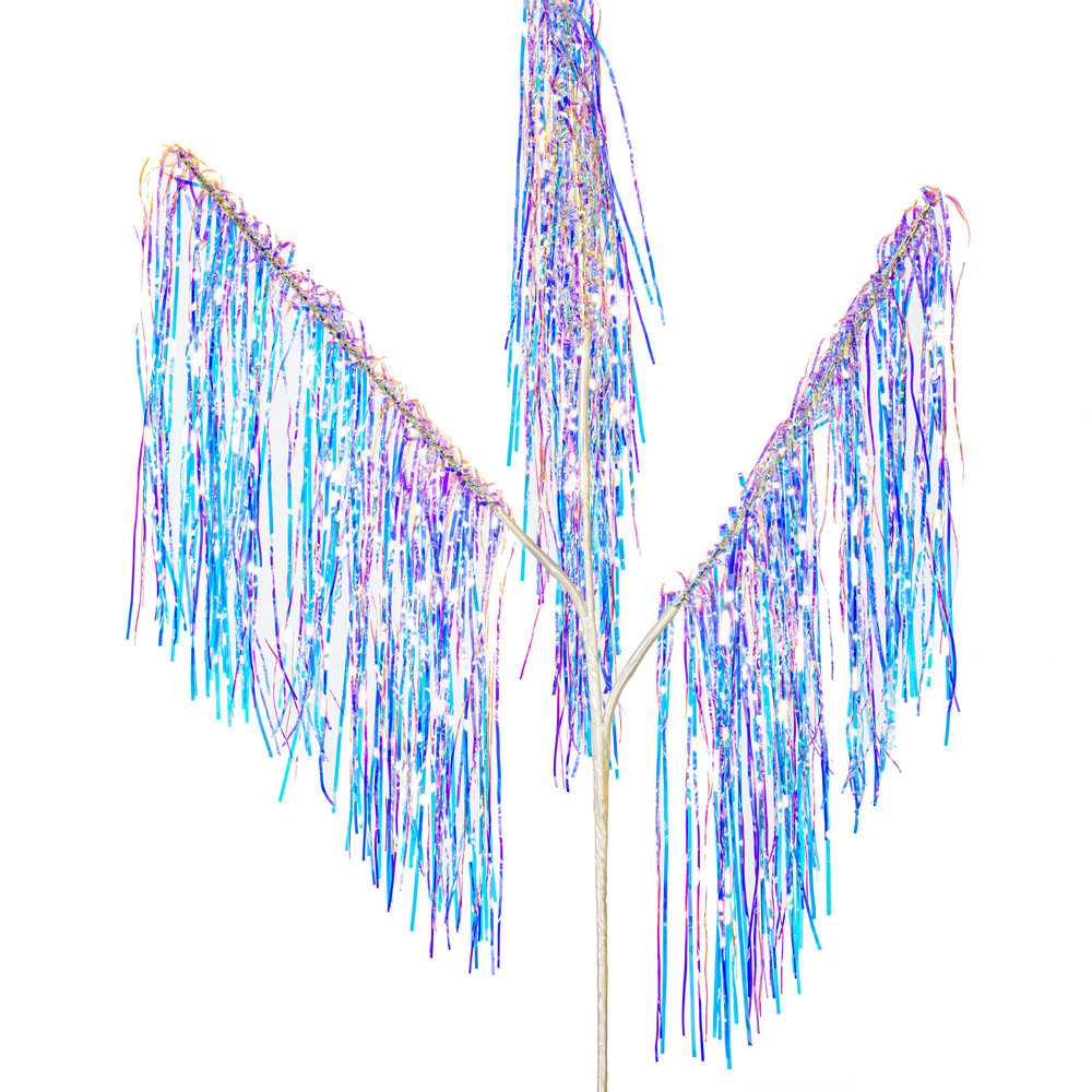 Vickerman 36" Tinsel Icicle 3-Tip Spray 