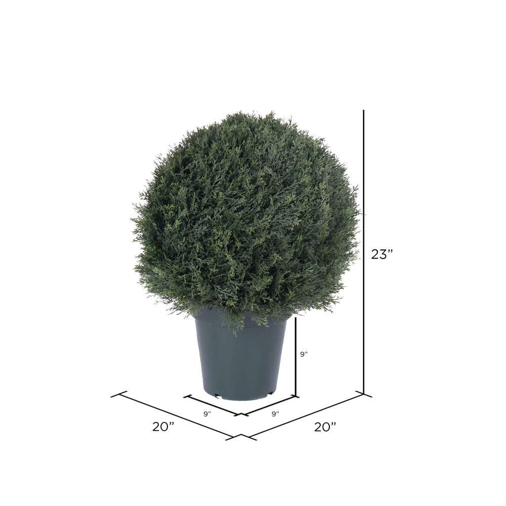 Vickerman Artificial UV Resistant Pond Cypress Topiary