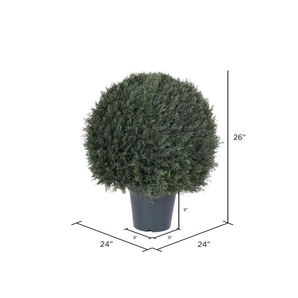 Vickerman Artificial UV Resistant Pond Cypress Topiary