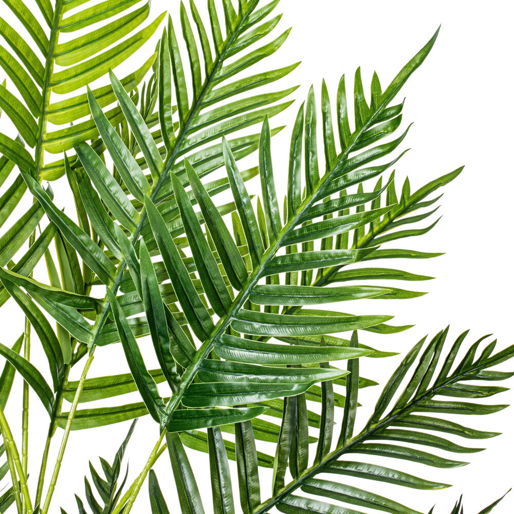 Vickerman Artificial Potted Fern Palm with Real Touch Leaves