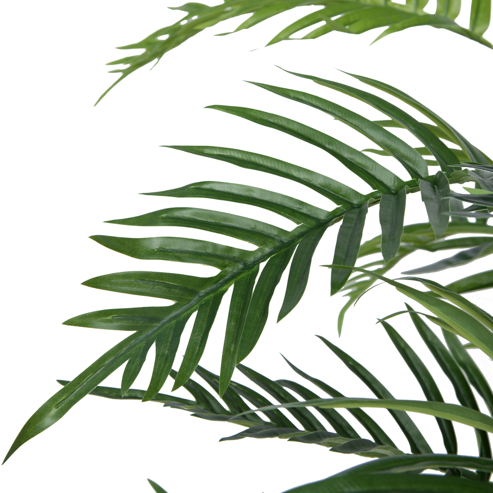 Vickerman Artificial Potted Fern Palm with Real Touch Leaves