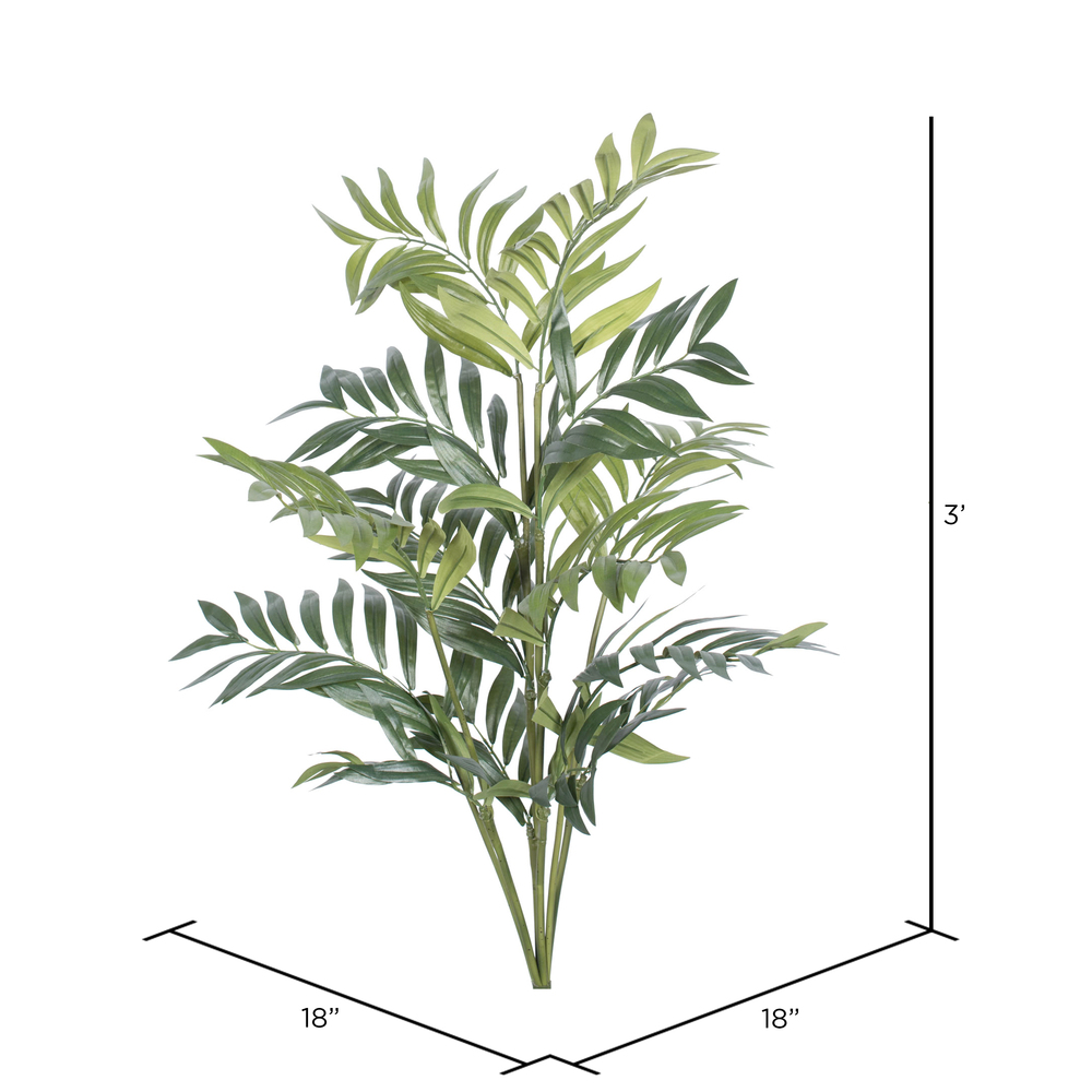 Vickerman Artificial Green and White Dieffenbachia Plant