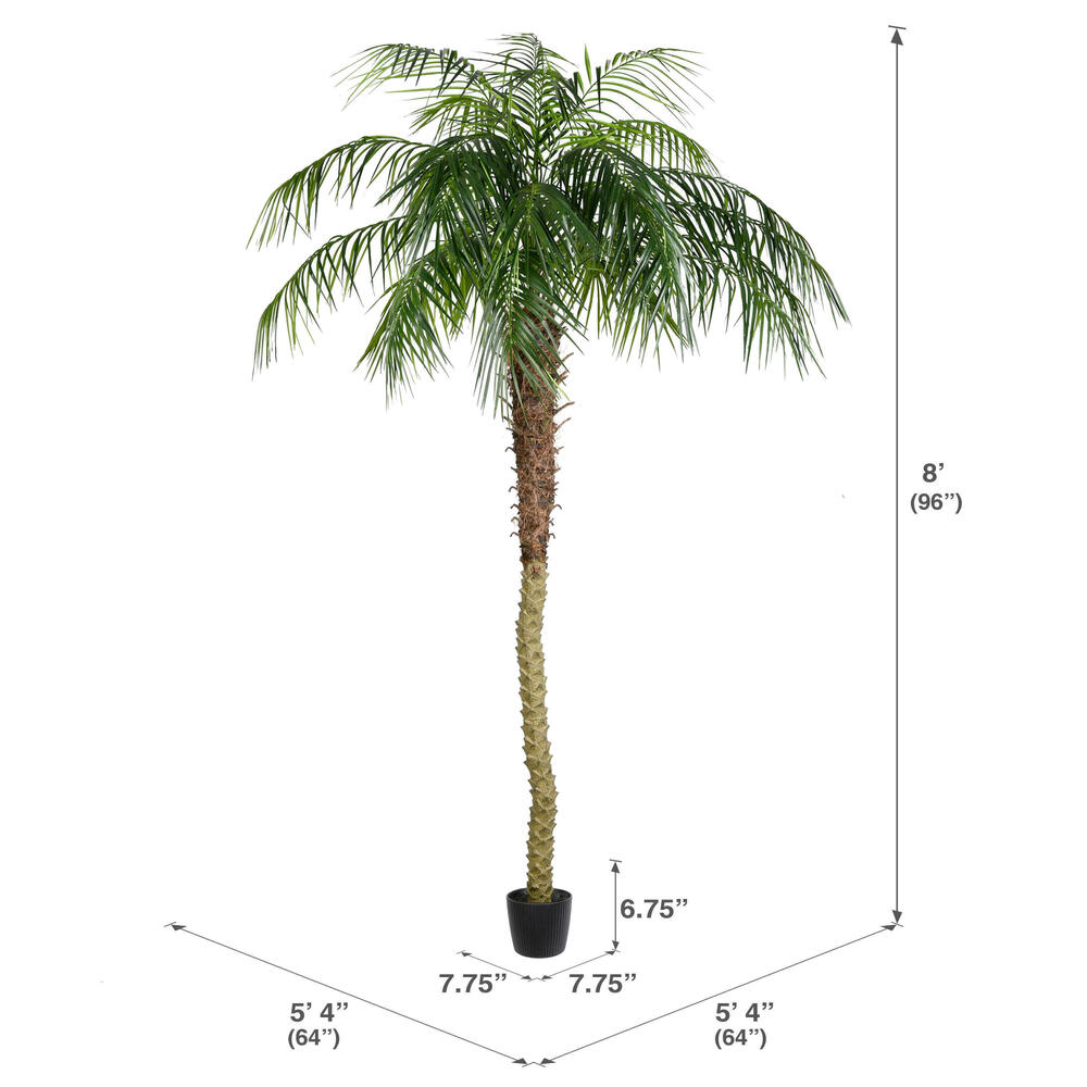 Vickerman Artificial Potted Pheonix Palm Tree