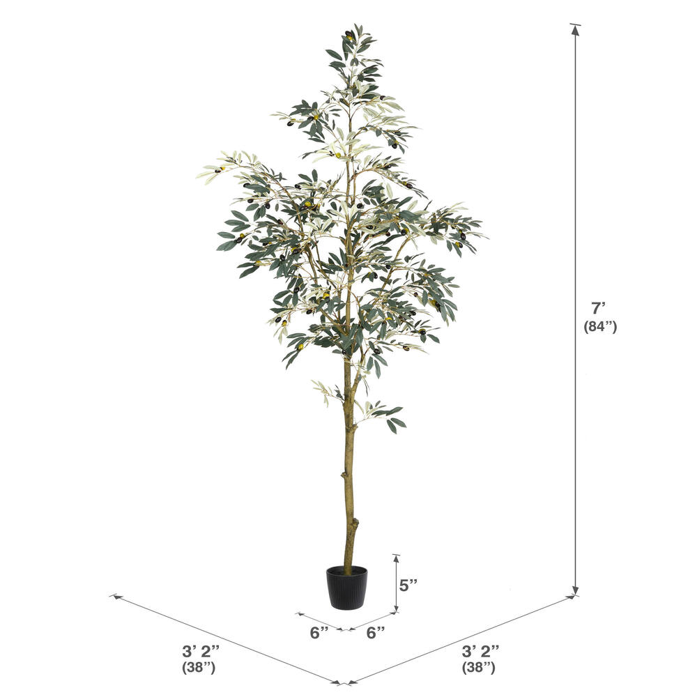 Vickerman Artificial Potted Olive Tree