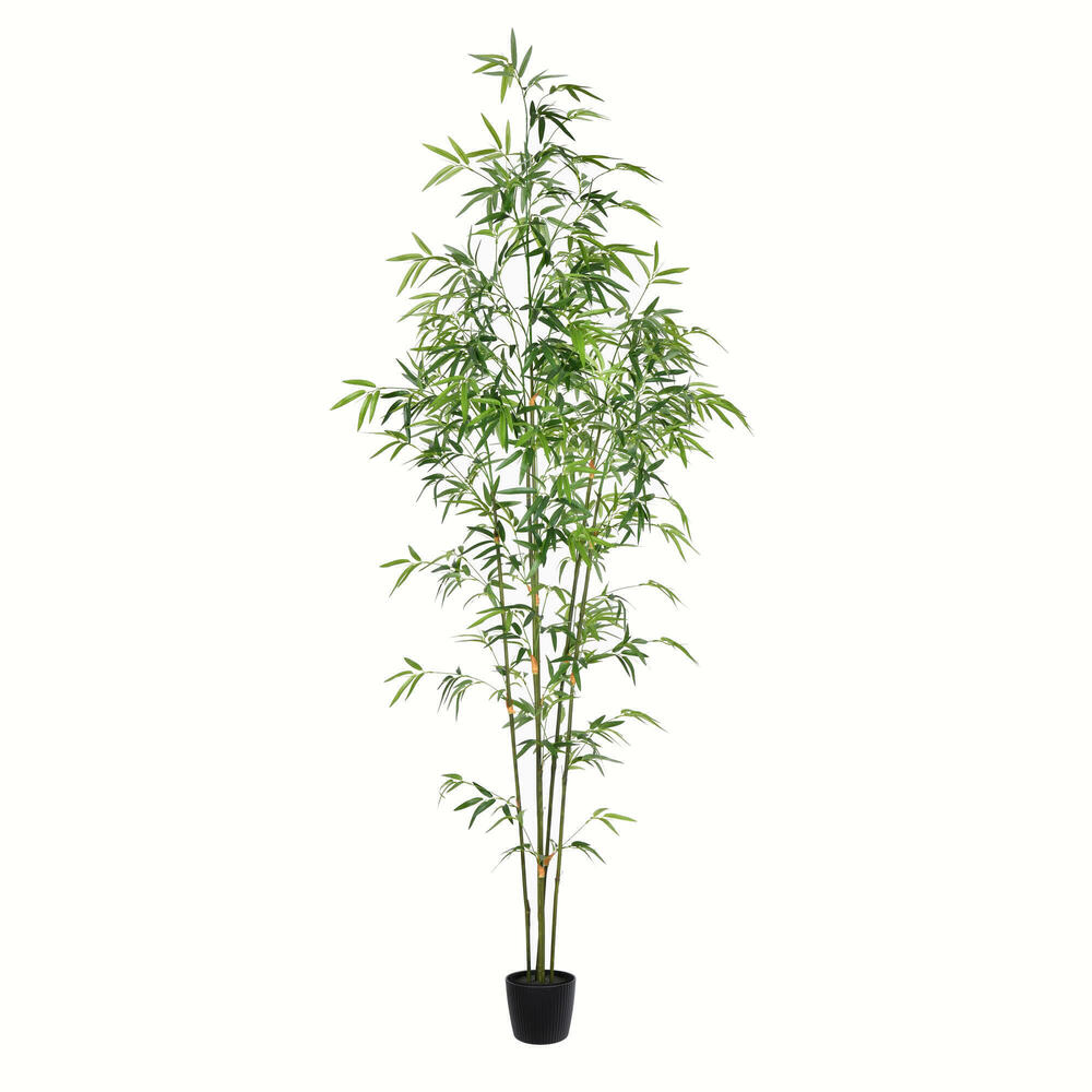 Vickerman Artificial Potted Mini Bamboo Tree