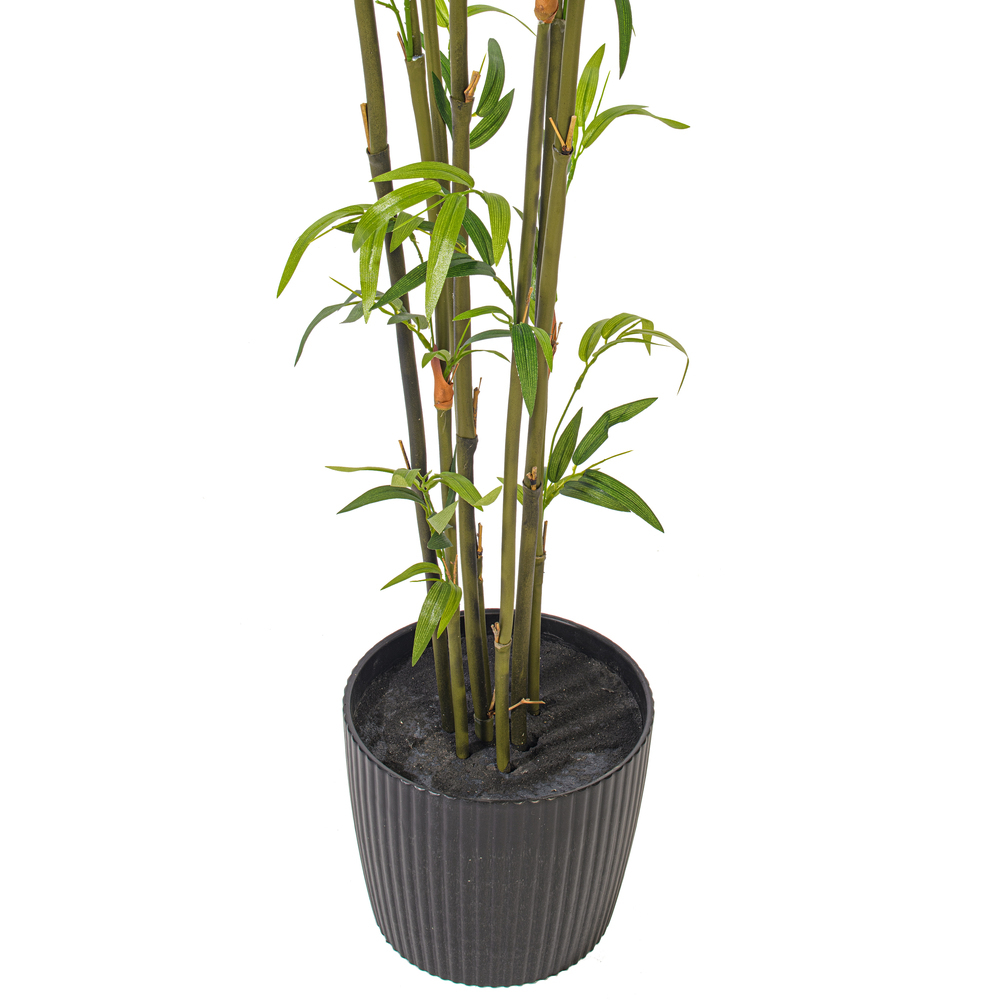 Vickerman Artificial Potted Mini Bamboo Tree