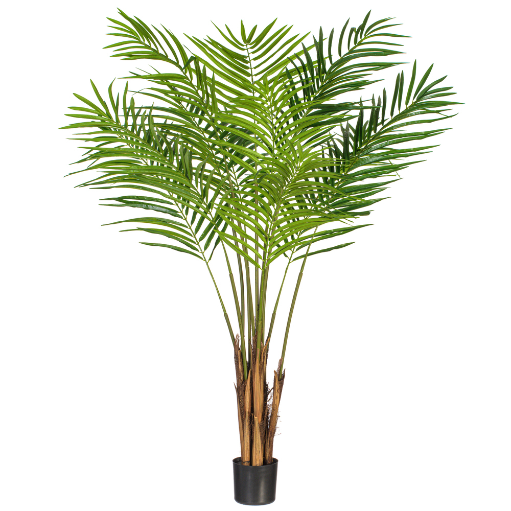 Vickerman Artificial Potted Giant Areca Palm Tree