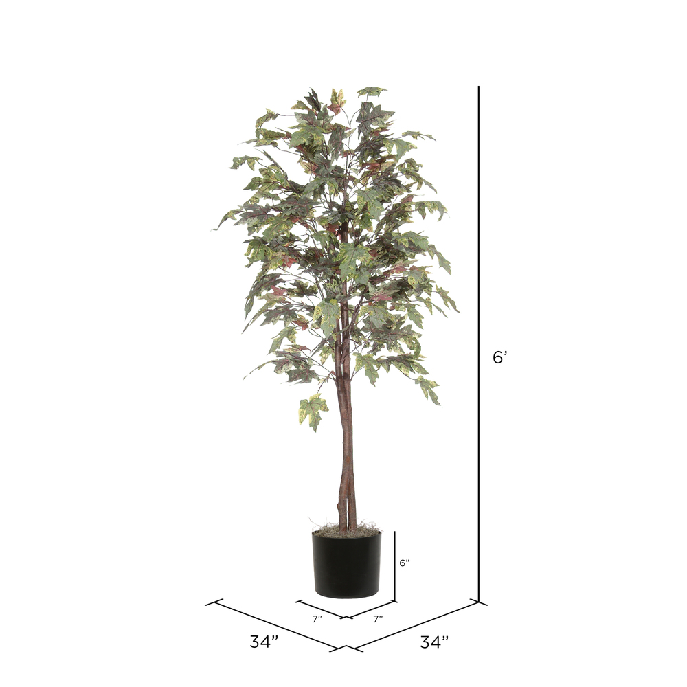 Vickerman Artificial Frosted Maple Tree