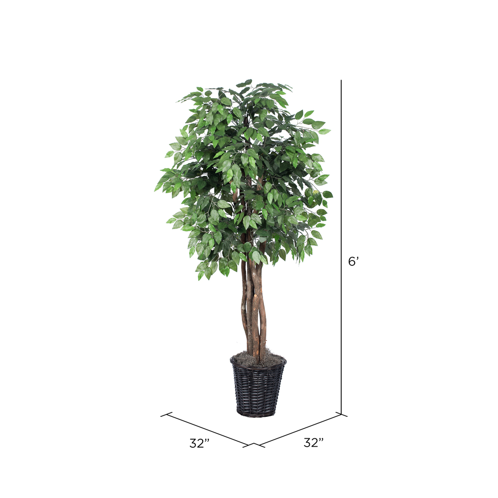 Vickerman Artificial Ficus Executive Potted Tree