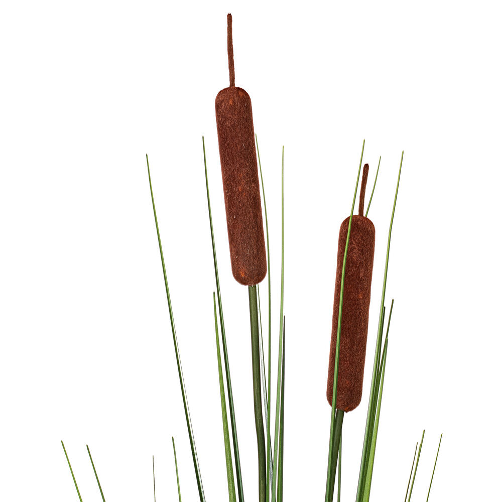 42" Grass Cattail Spray 4/pk