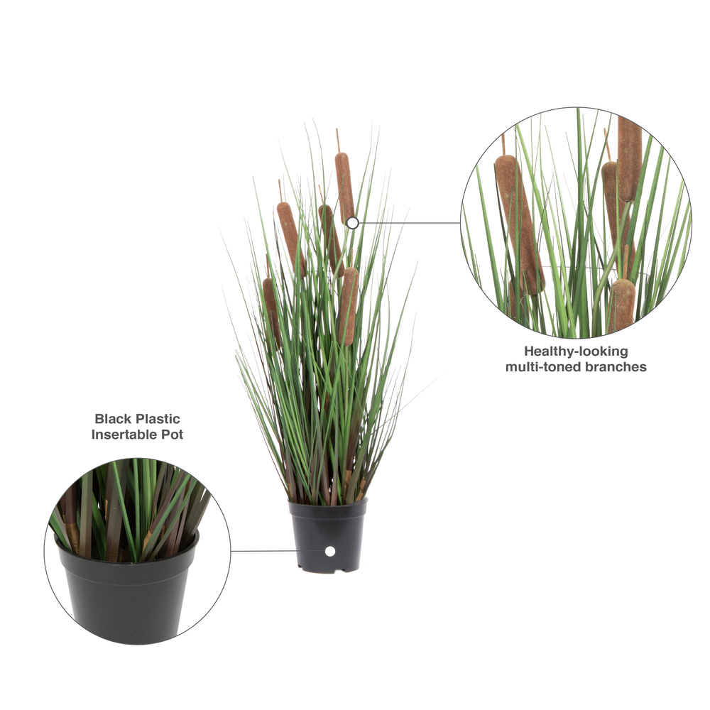 Vickerman Artificial Straight Grass and Cattails
