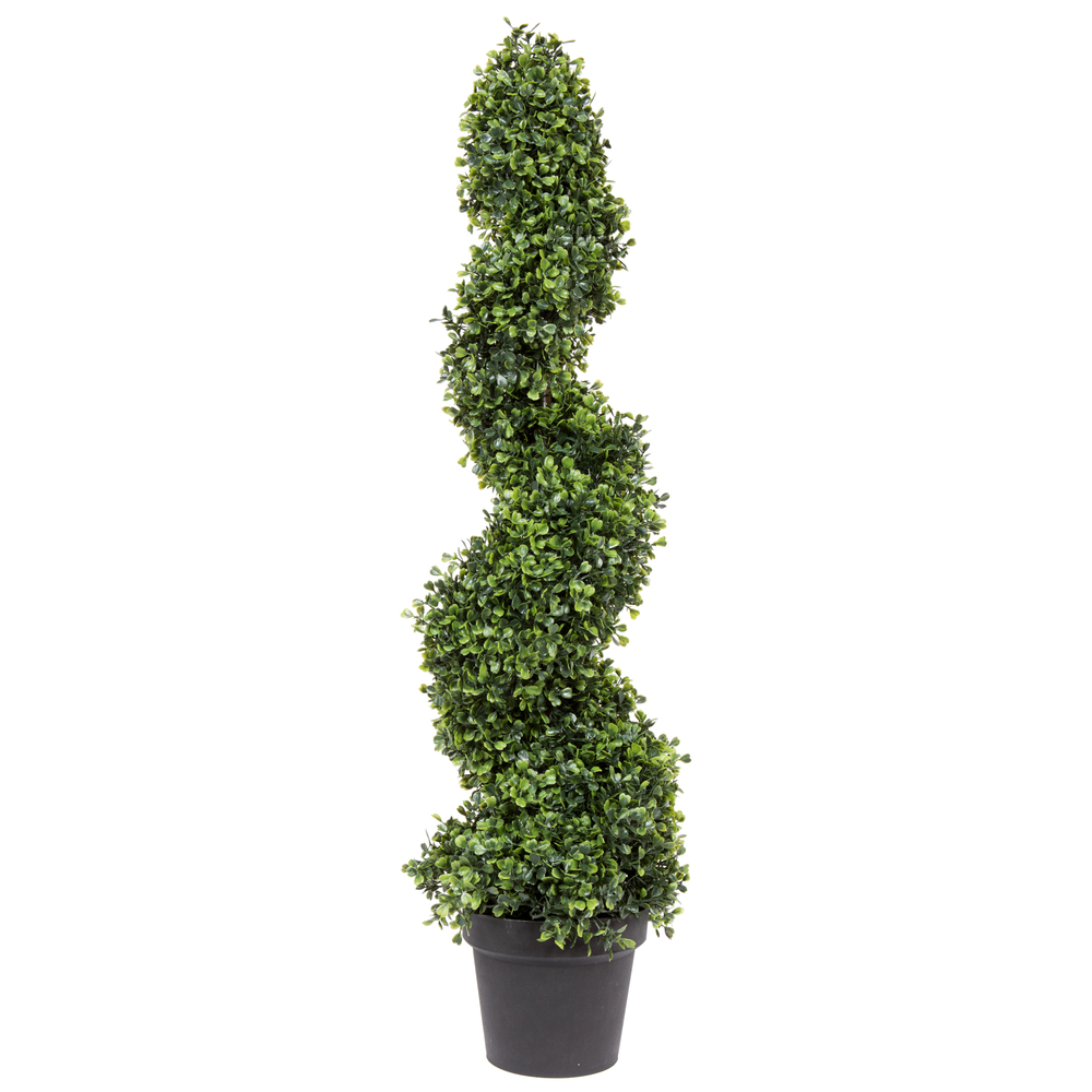 Vickerman Artificial Boxwood Spiral In Pot UV