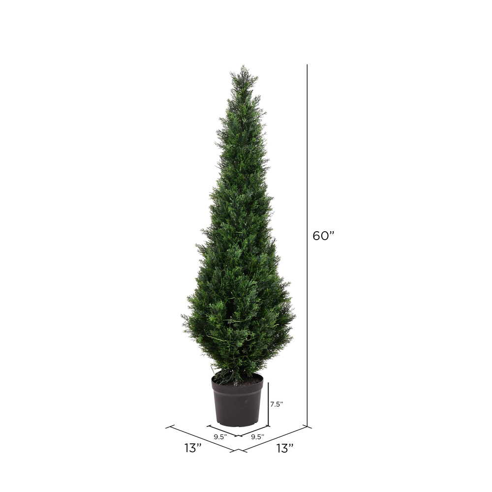Vickerman Artificial Cedar Tree In Pot UV