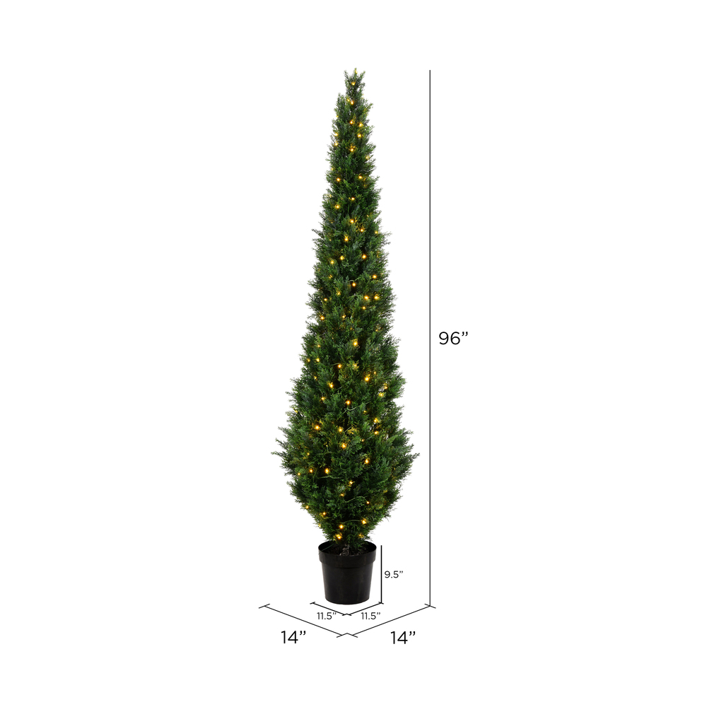 Vickerman Artificial Cedar Tree In Pot UV
