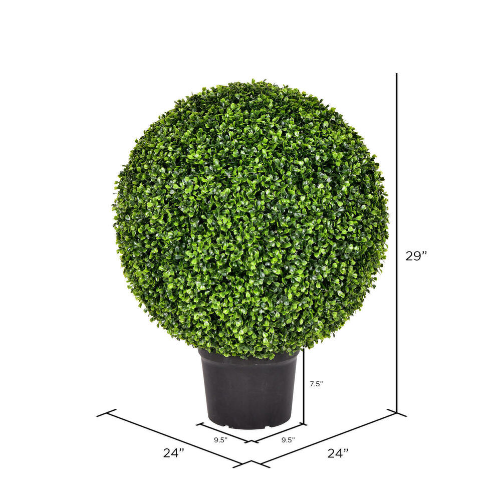 Vickerman Artificial Boxwood Ball In Pot UV