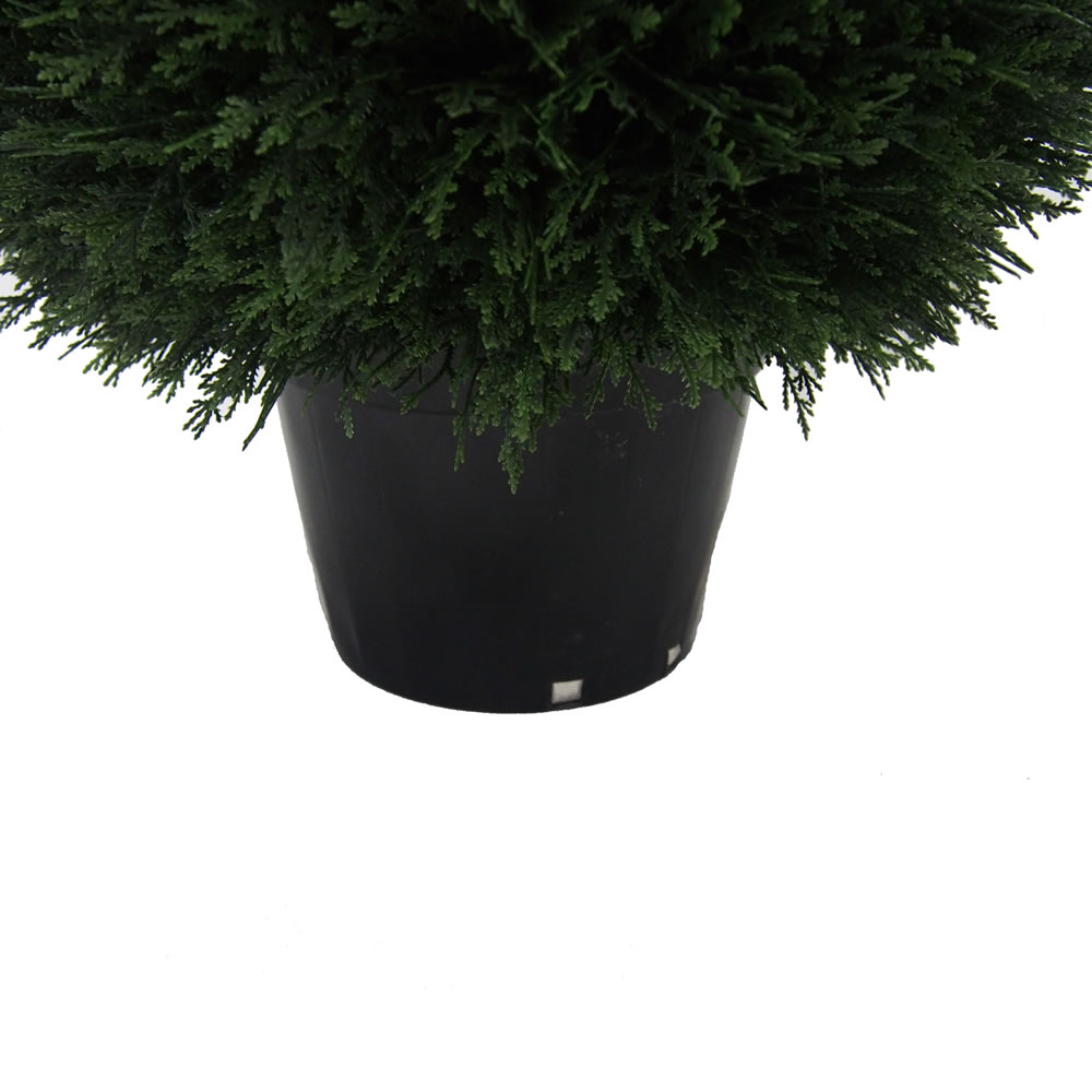 Vickerman Artificial Cedar Ball In Pot UV