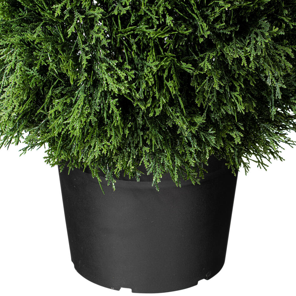 Vickerman Cedar Teardrop Shaped Bush