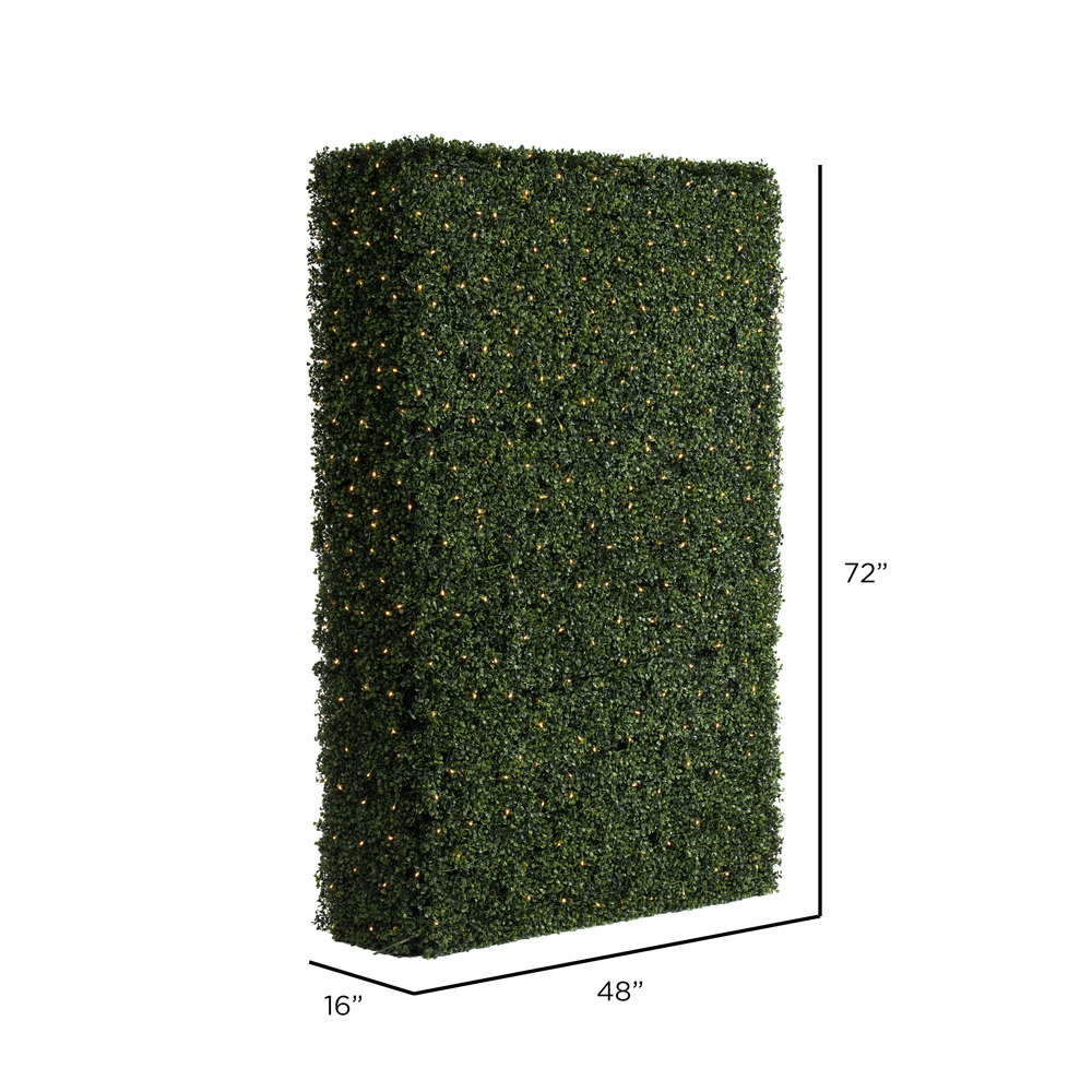 Vickerman Artificial Boxwood Cube Hedge