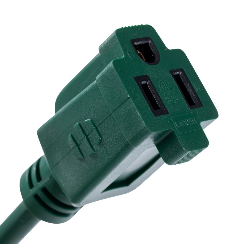 80' Outdoor Green Extention Cord 14AWG
