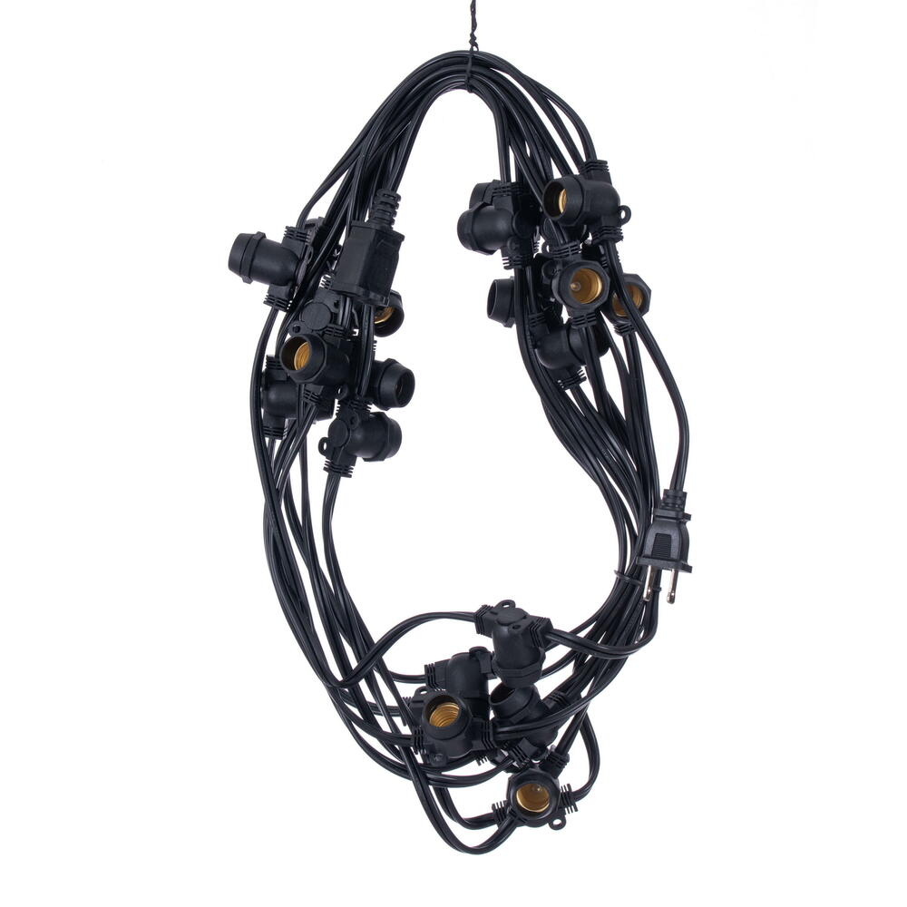 Vickerman C7 Commercial Sockets on Black Wire