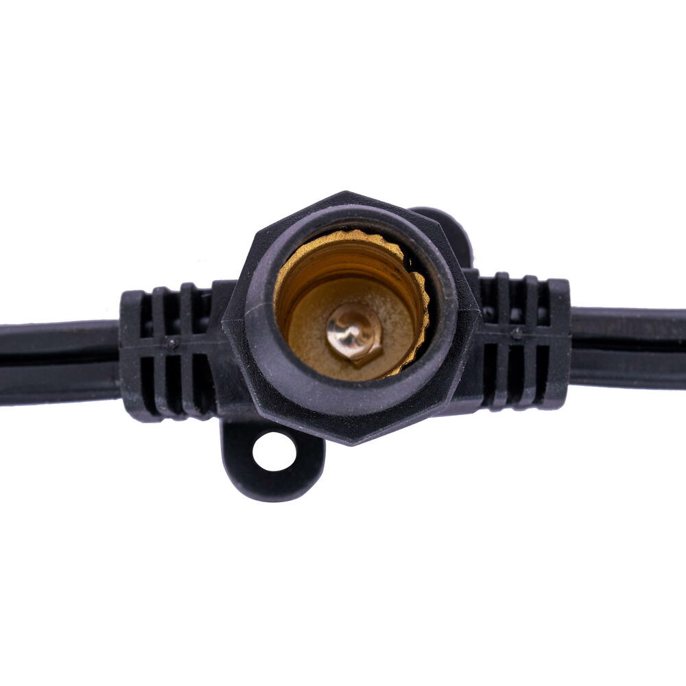 Vickerman C7 Commercial Sockets on Black Wire