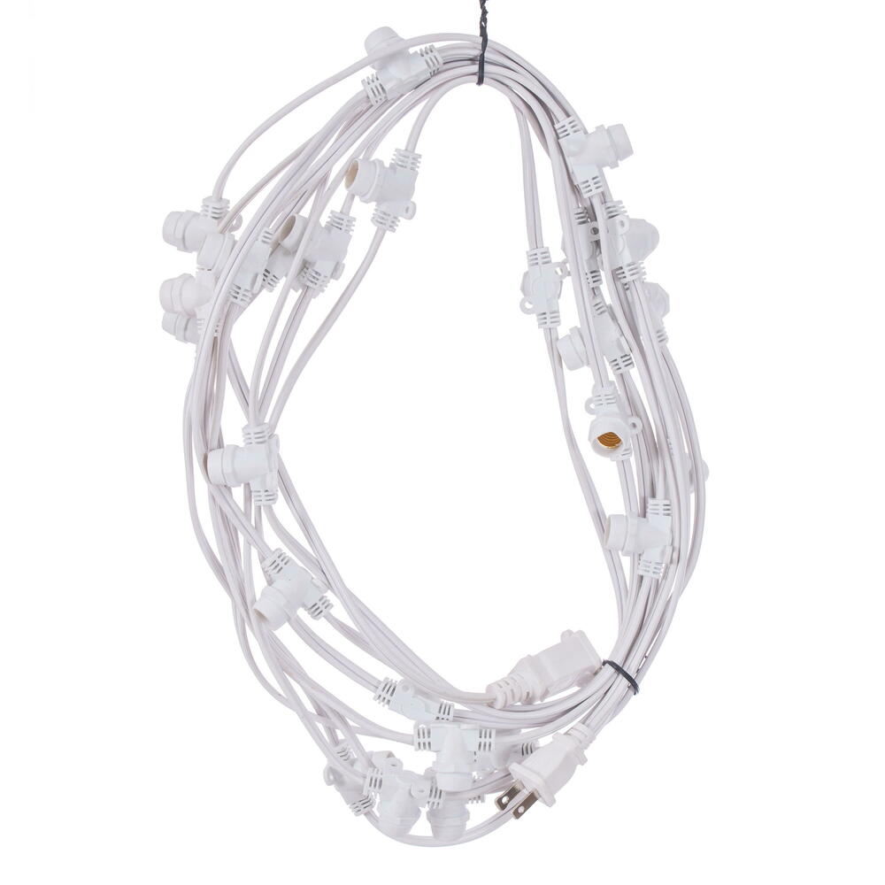 Vickerman C7 Commercial Sockets on White Wire
