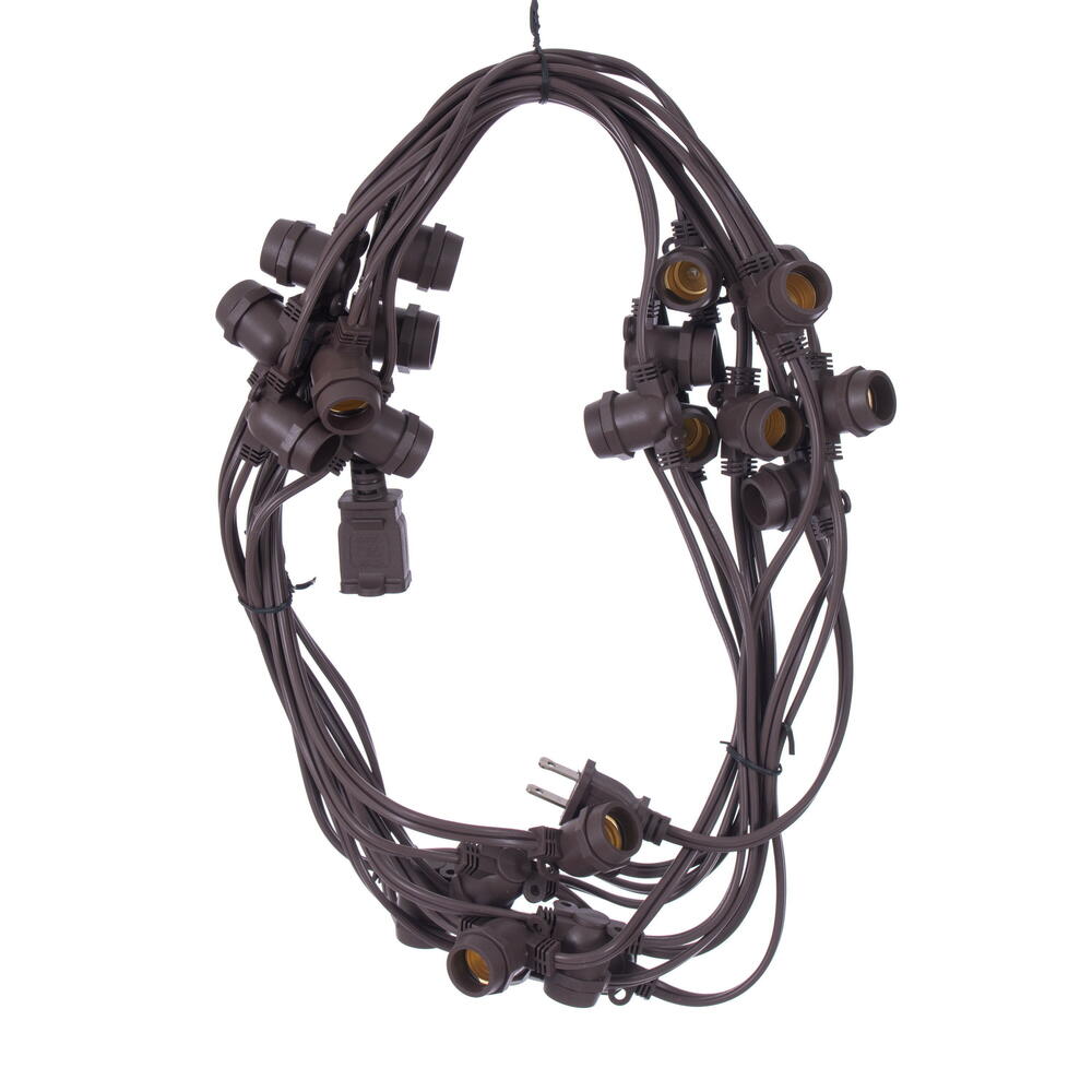 Vickerman C9 Commercial Sockets on Brown Wire