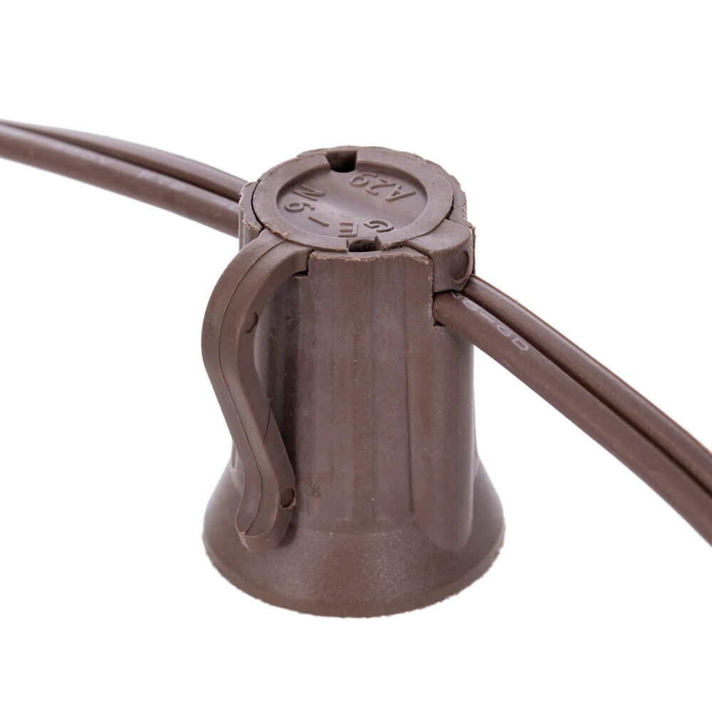 Vickerman C9 Sockets on Brown Wire