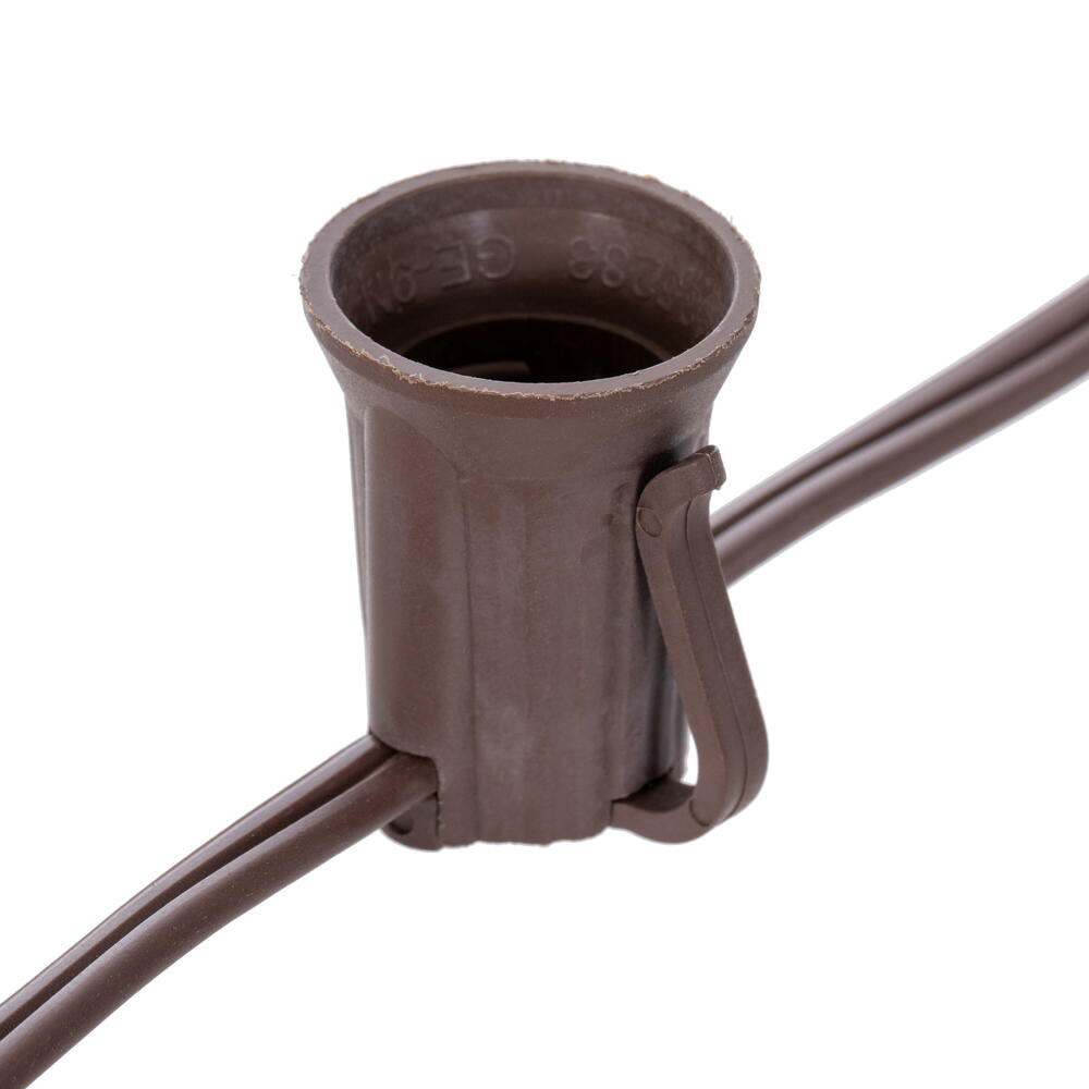 Vickerman C9 Sockets on Brown Wire