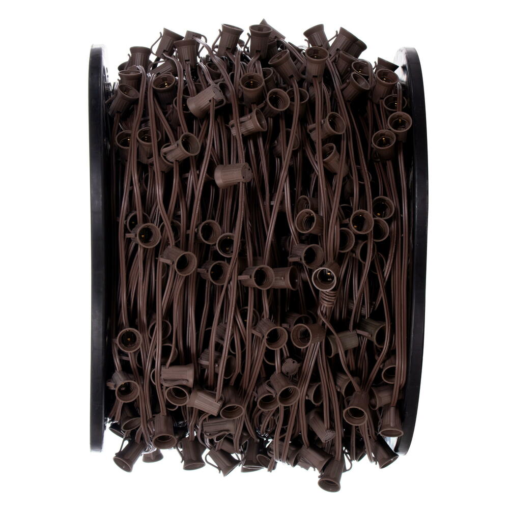 Vickerman C9 Sockets on Brown Wire