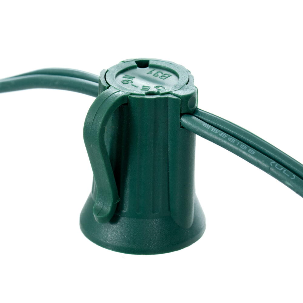 Vickerman C9 Sockets on Green Wire