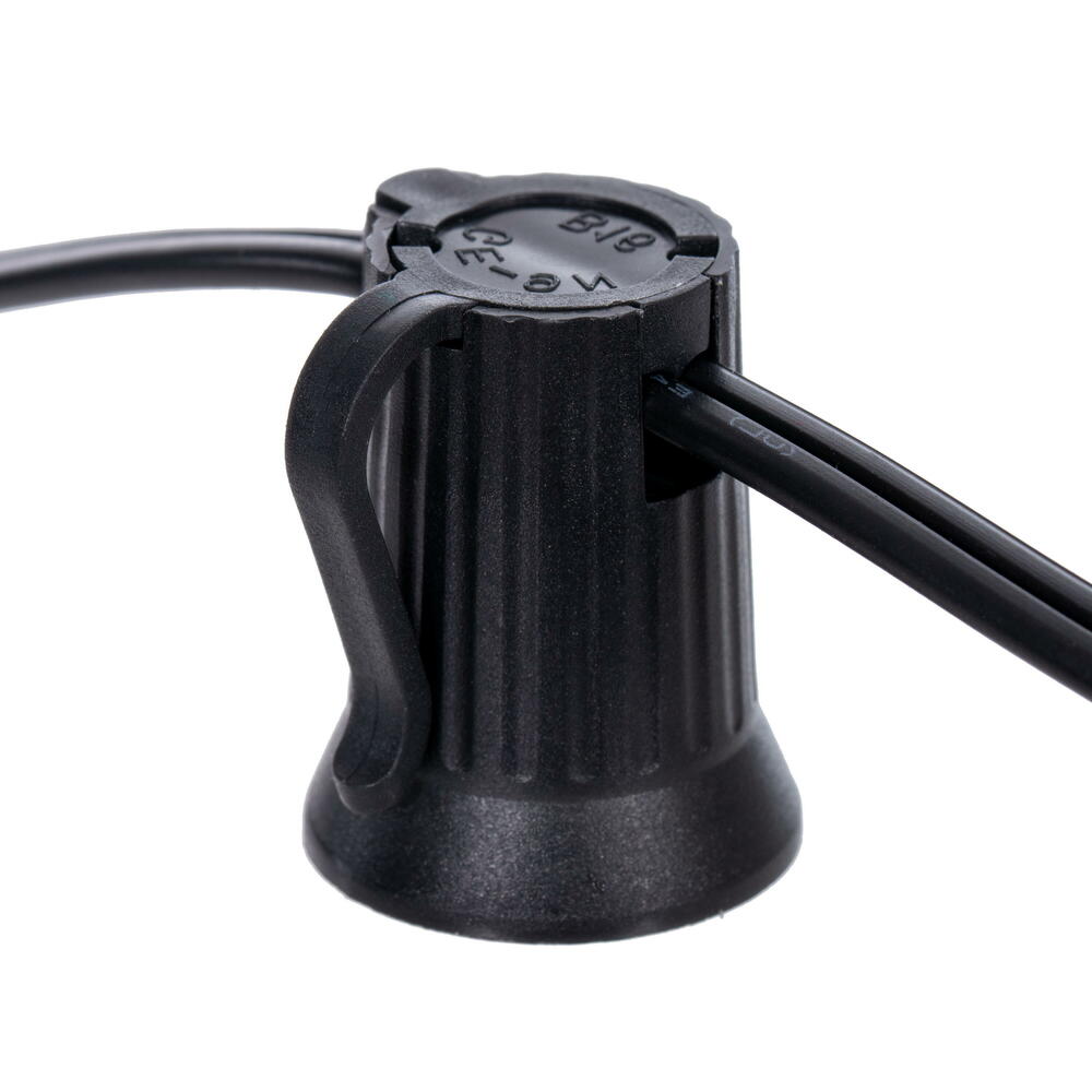 Vickerman C9 Sockets on Black Wire