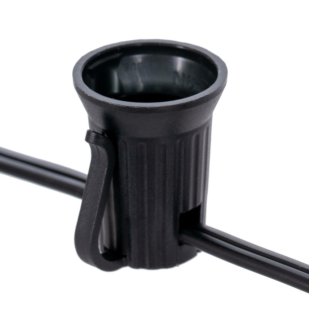 Vickerman C9 Sockets on Black Wire