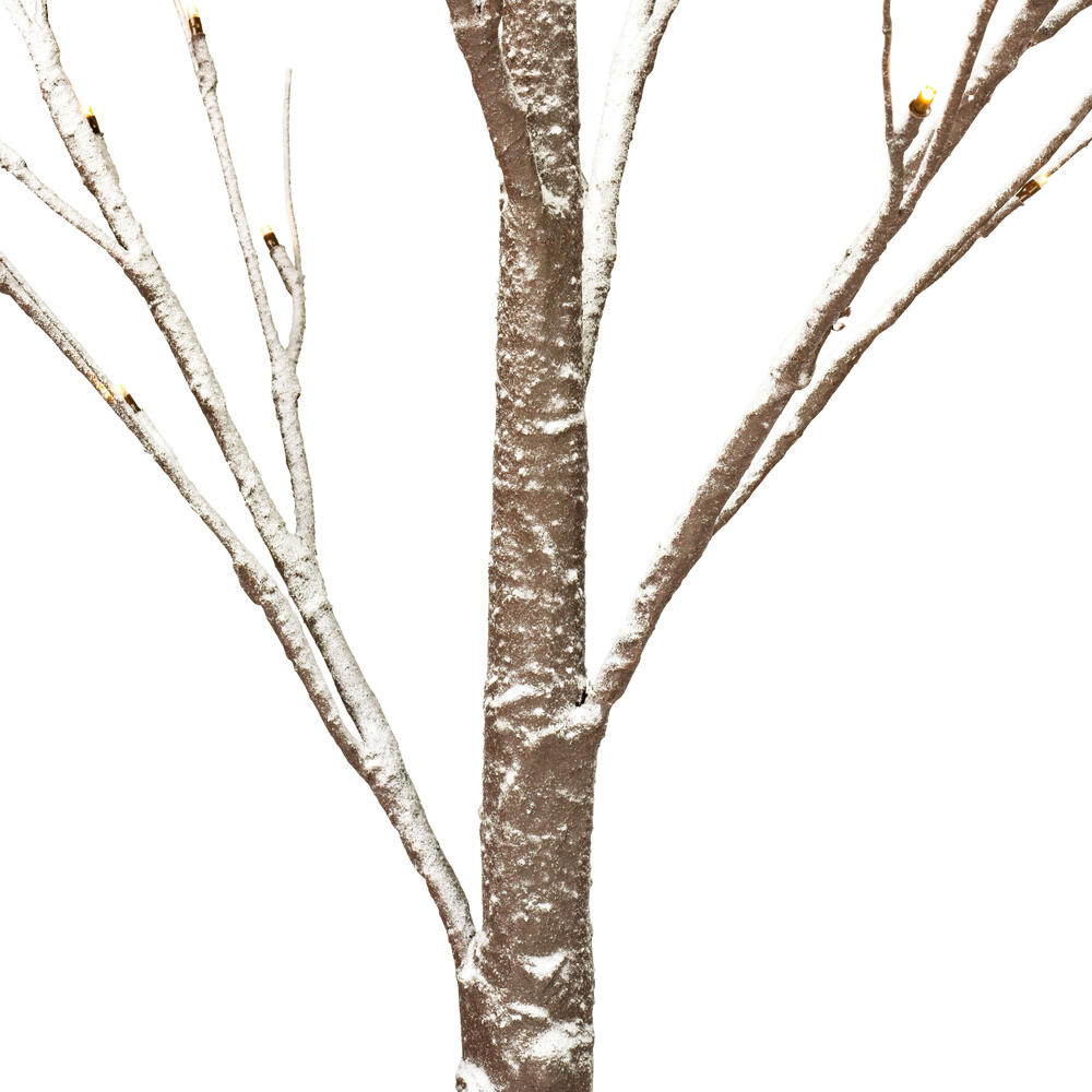 Vickerman LED Brown Frosted Twig Tree