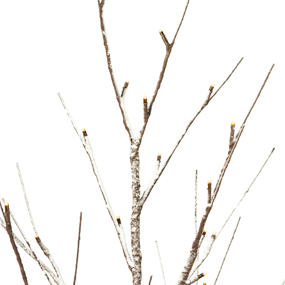 Vickerman LED Brown Frosted Twig Tree