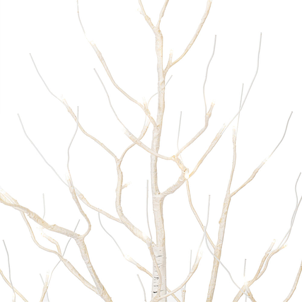 Vickerman LED White Birch Twig Tree