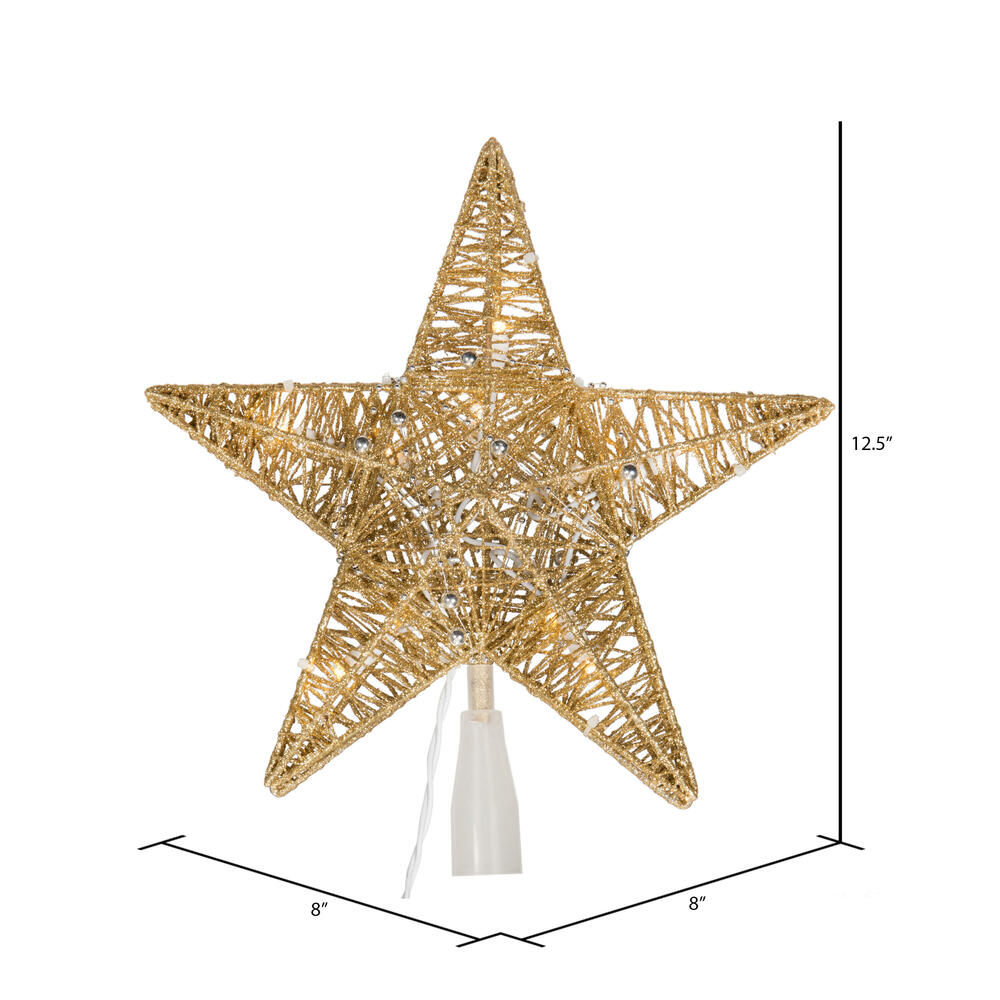 Vickerman 12.5" LED 5 Point Star Tree Topper