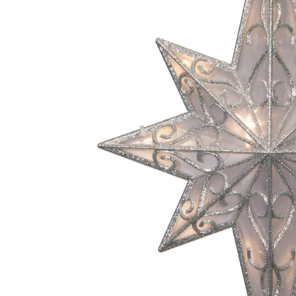 Vickerman 14.5" LED 8 Point Bethlehem Star Tree Topper
