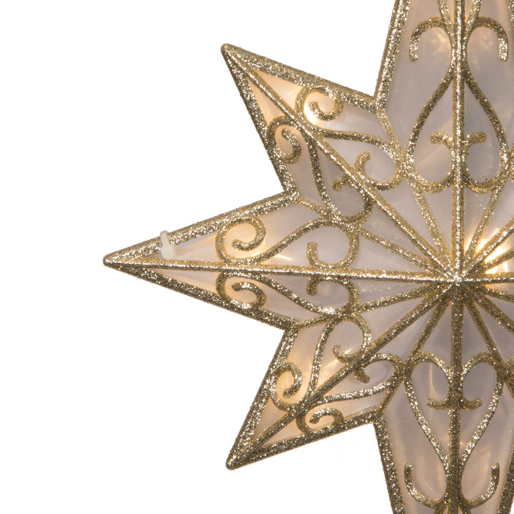 Vickerman 14.5" LED 8 Point Bethlehem Star Tree Topper