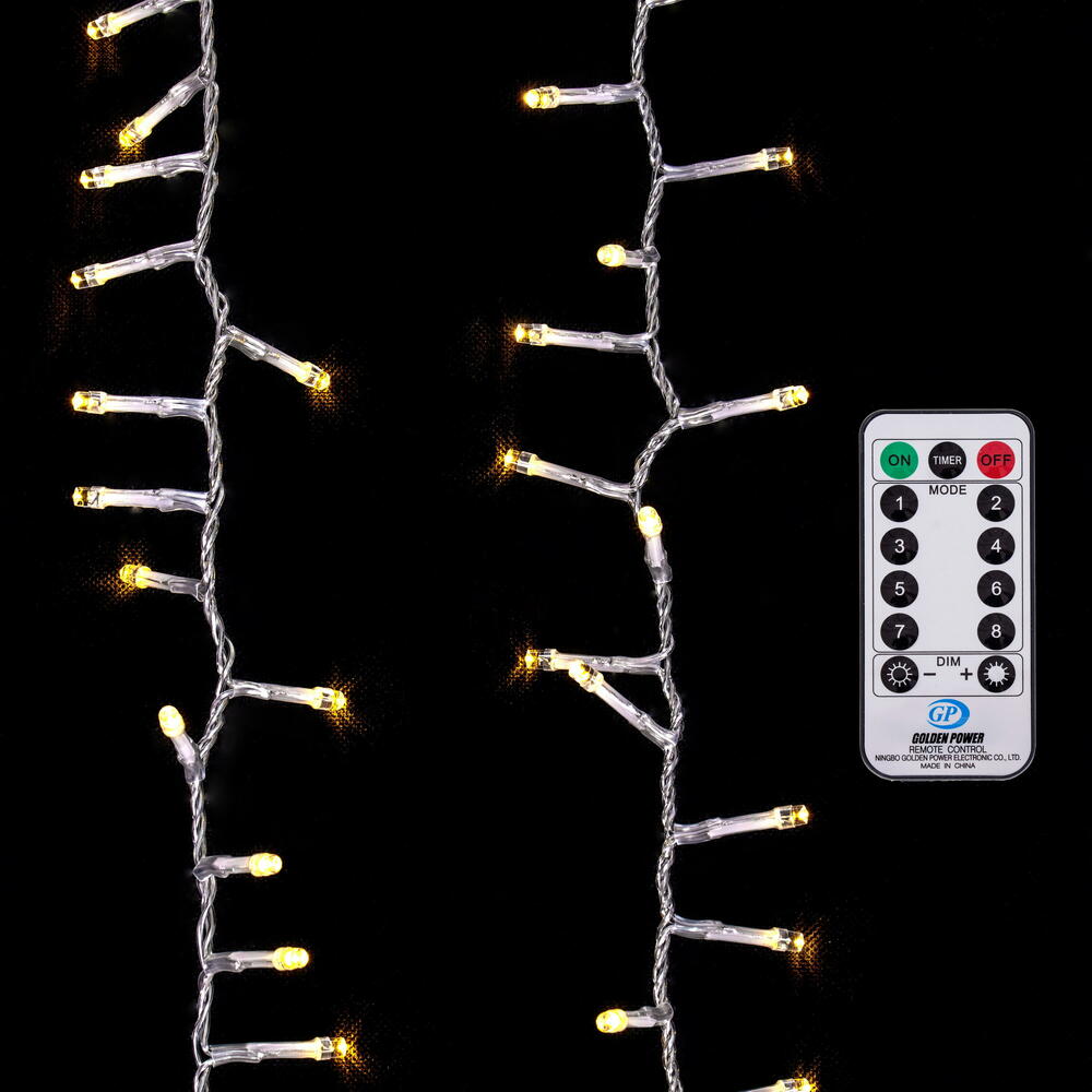 Vickerman 1000 Light LED Indoor/Outdoor 8-Function Snake Light Set.