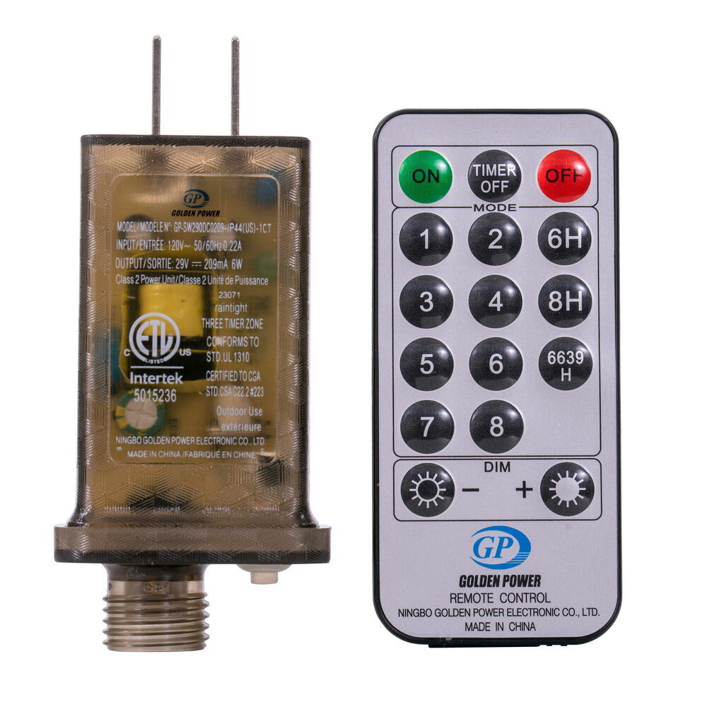 Vickerman 8F Remote Control and ETL Memory Adapter for use with Vickerman 8F Snake and Cherry Light Sets