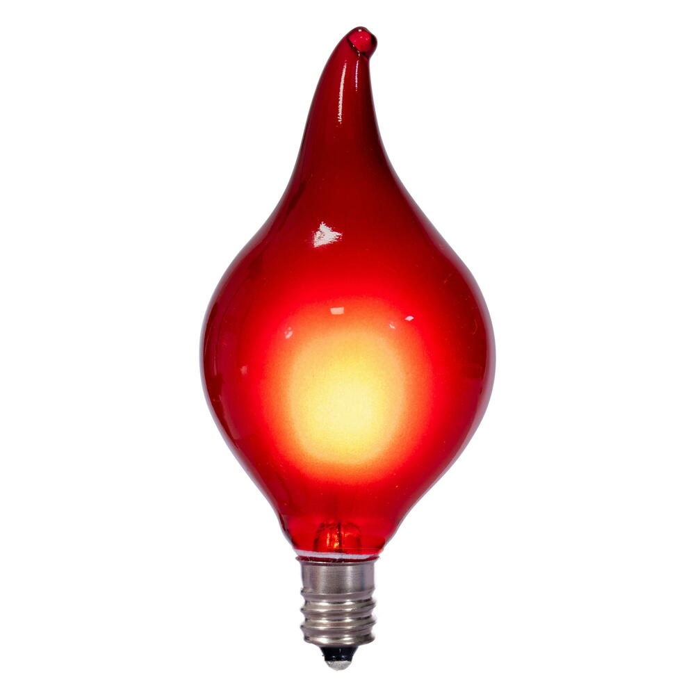 Vickerman LED G45 Glass Flame Tip Light Set