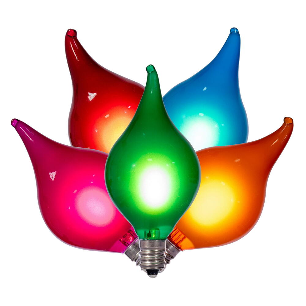 Vickerman LED G45 Glass Flame Tip Bulb