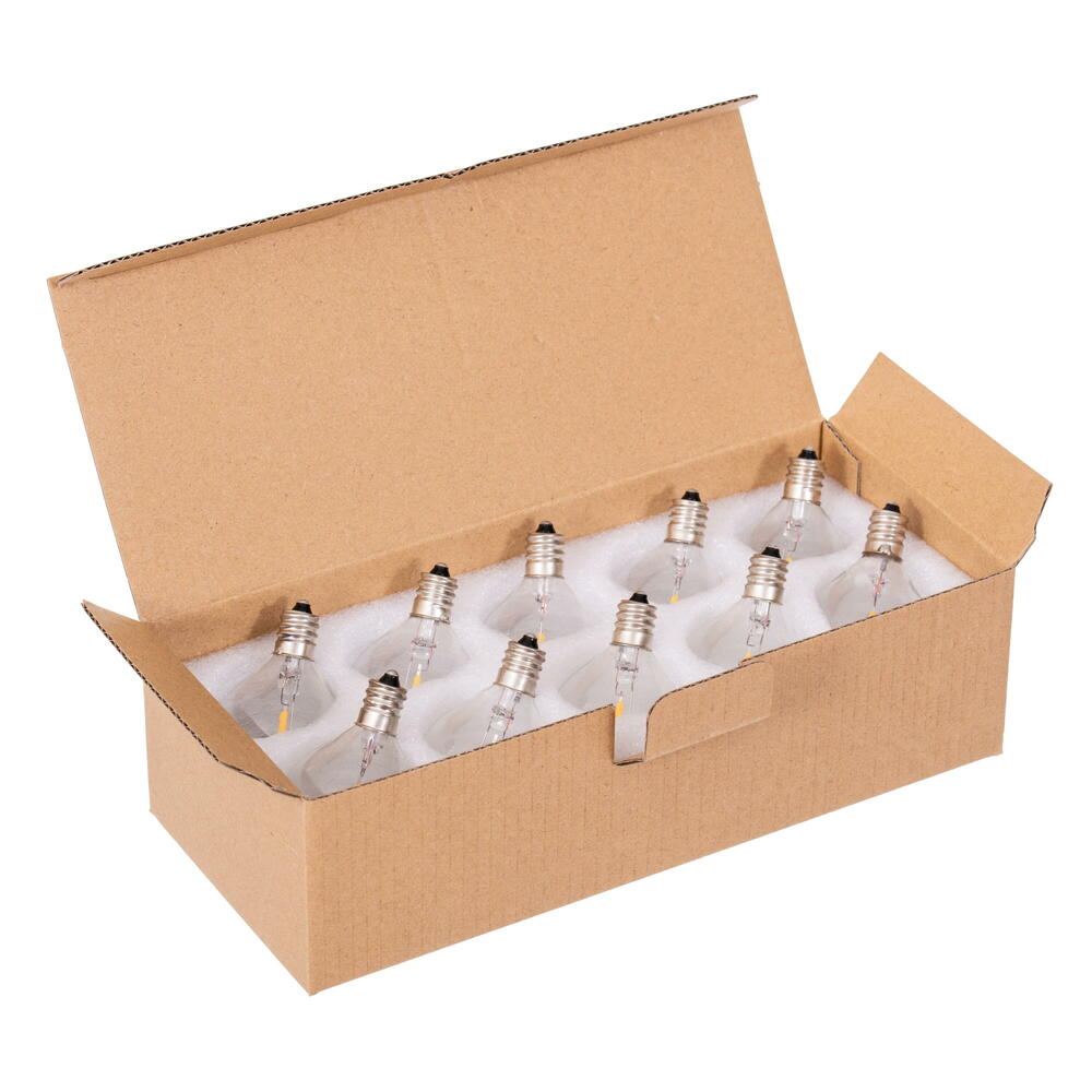 G40 LED WW E12 Clear Filament Bulb 25/Pk
