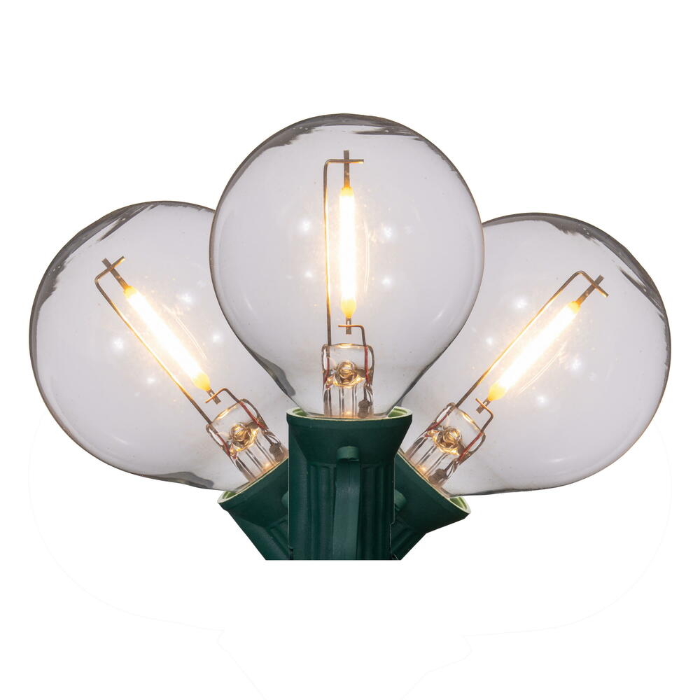 G40 LED WW E12 Clear Filament Bulb 25/Pk