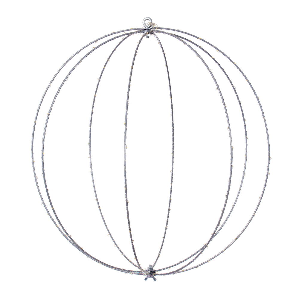 Vickerman Warm White LED Ball Wire Silhouette