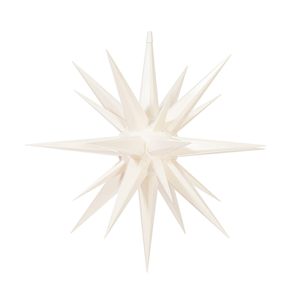 Vickerman Deluxe LED White Moravian Star Tree Topper